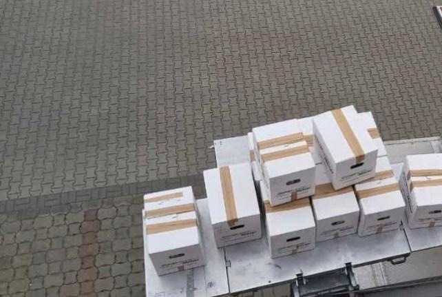 Behördenumzug in Weißkeißel mit einem Möbellift